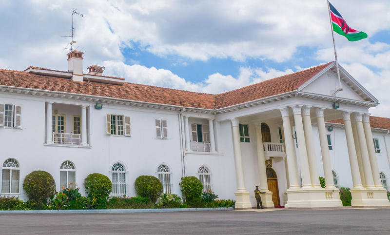 File Image of State House, Nairobi.